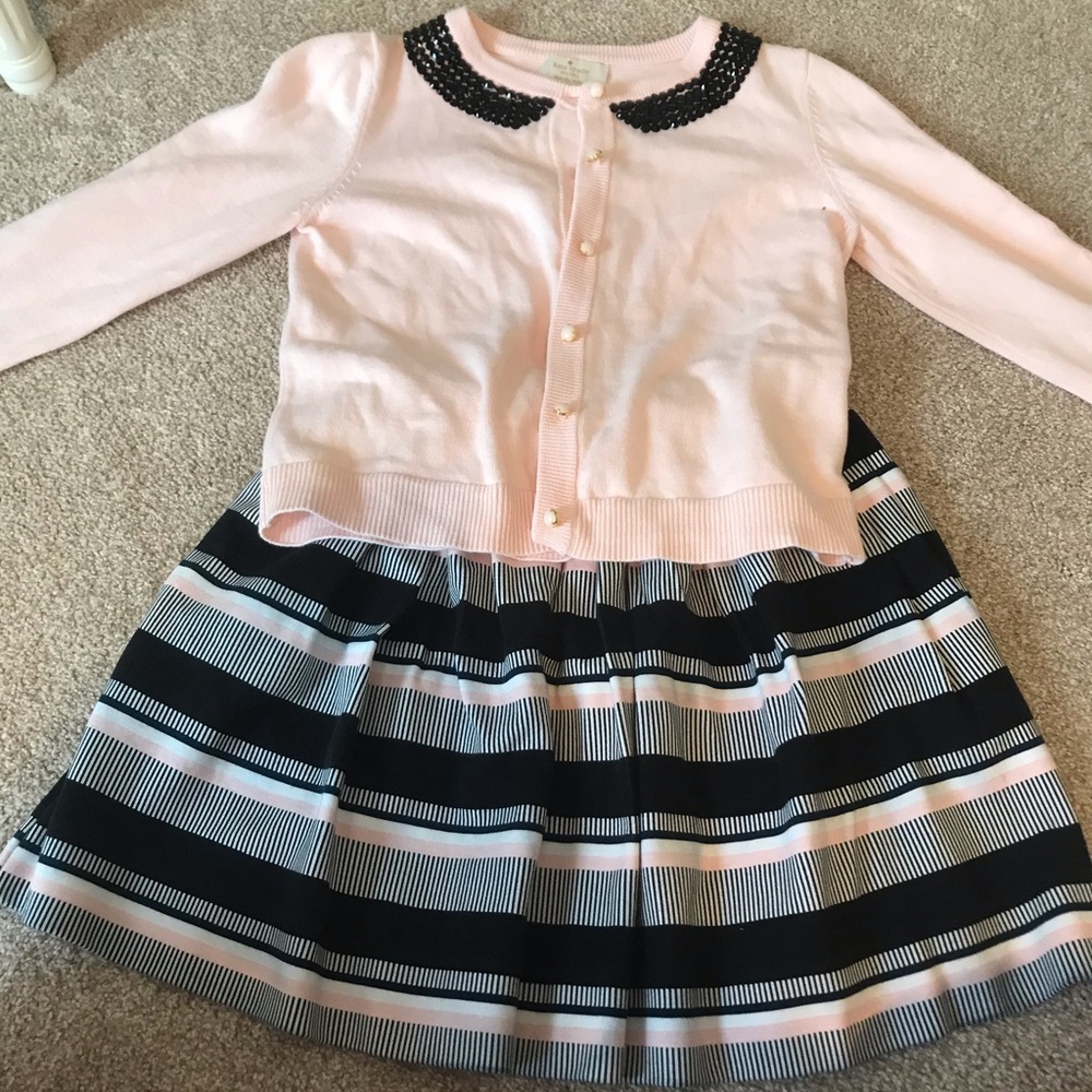 Girls Kate Spade skirt and sweater set